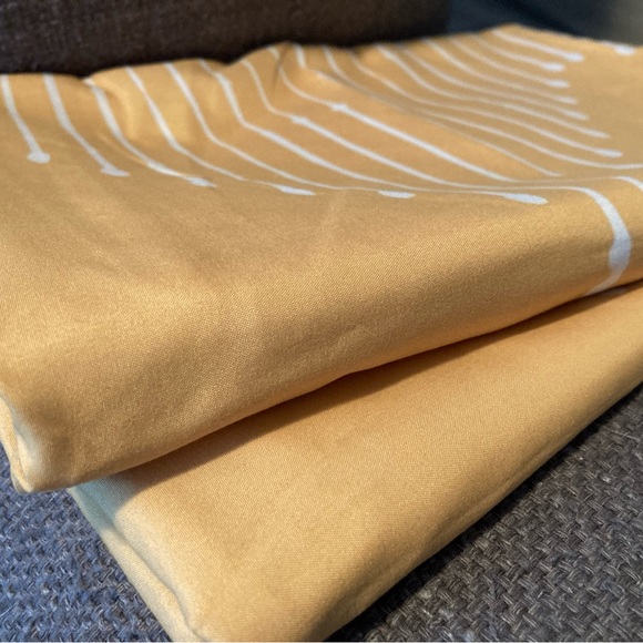 Society 6 | Set of 2 yellow marigold standard pillowcases, graphic moder… - Picture 3 of 9